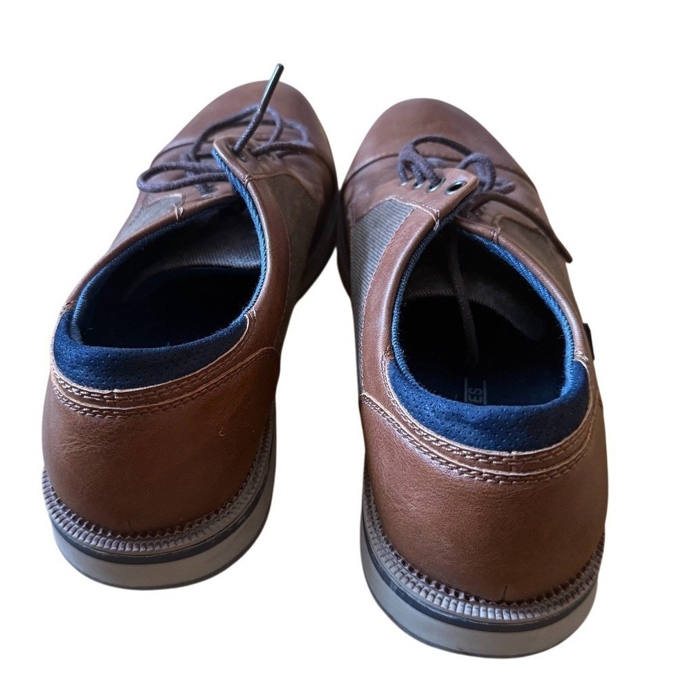 Ashford Hayes Men's Oxford Dress Shoes Brown Cap Toe Lace Up Size 8M comfort - Picture 7 of 9